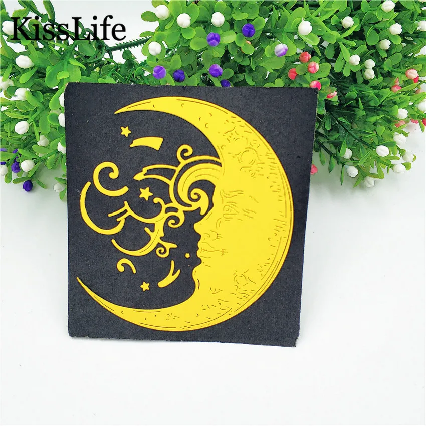

2019 New Saturn Moon Star Metal Cutting Dies Kscraft Scrapbooking Card Making Stamps and Dies Thanksgiving Christmas Craft Dies