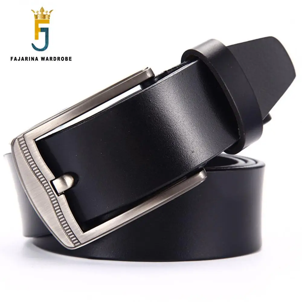 FAJARINA Made in China Quality Genuine Leather Belt Casual Styles Design Cowhide Belts for Men Brand Name Accessories N17FJ582