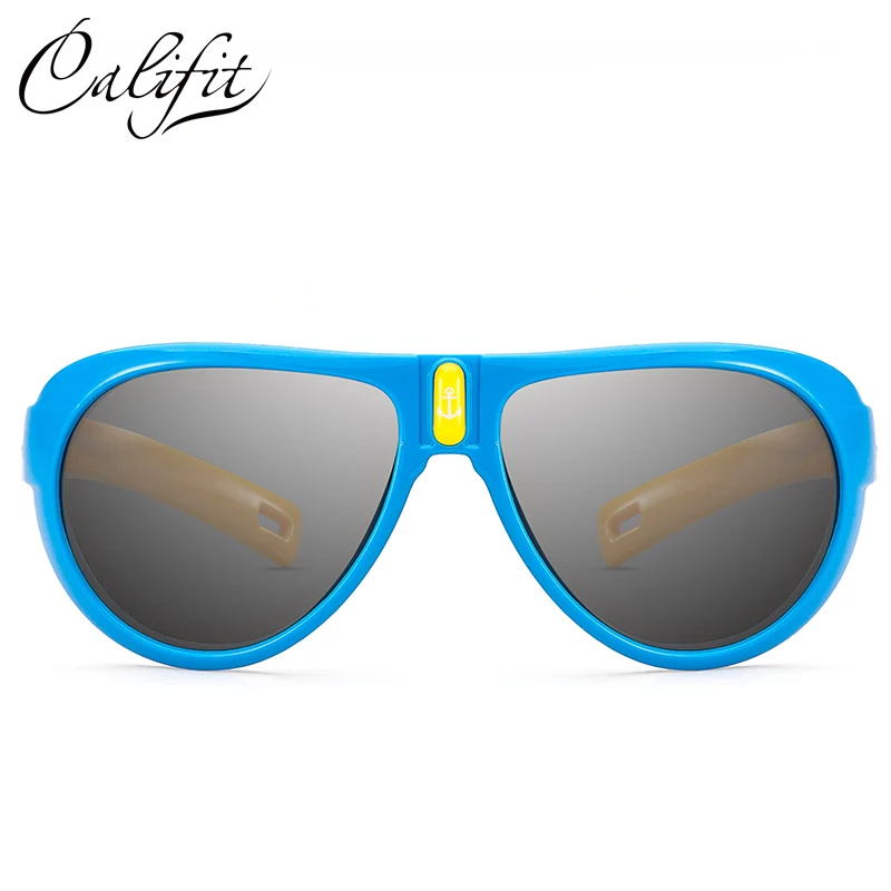 CALIFIT милые поляризованных солнцезащитных очков детей Высокое качество девушка оттенки резиновые безопасные очки для детские солнцезащитные очки мальчик Oculos UV400