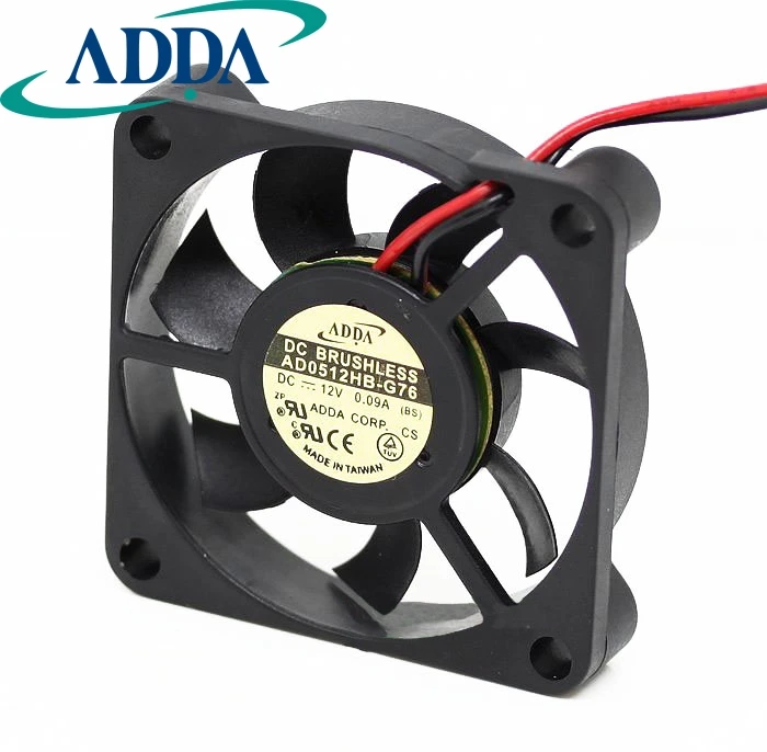 1pcs AD0512HB-G76  5010 50 * 50 * 10 mm 5cm 50mm 12V 0.15 ball bearing fan