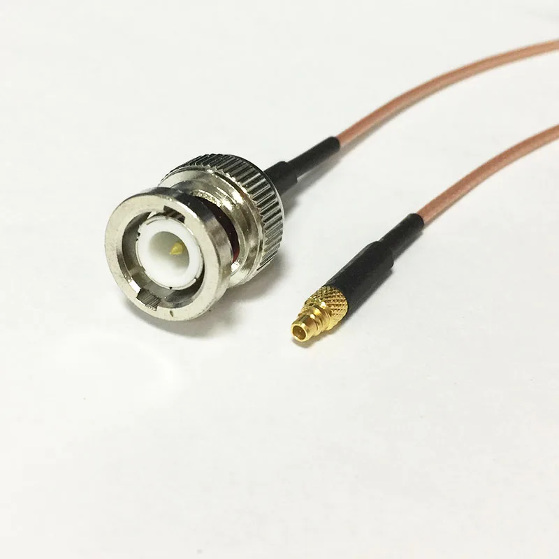 New Modem Coaxial Cable BNC Male Plug Switch MMCX Male Plug Connector
