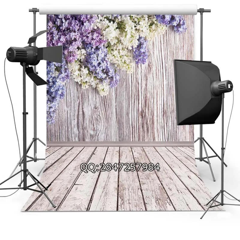 

Thin Vinyl photography background Customize spring flowers Backdrops Digital Printing Background for photo Studio F-2341