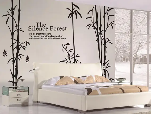 Bamboo Wall Stickers Home Decor Living Room Adesivos De Parede Tree ... Bamboo Wall Stickers Home Decor Living Room Adesivos De Parede Tree ...