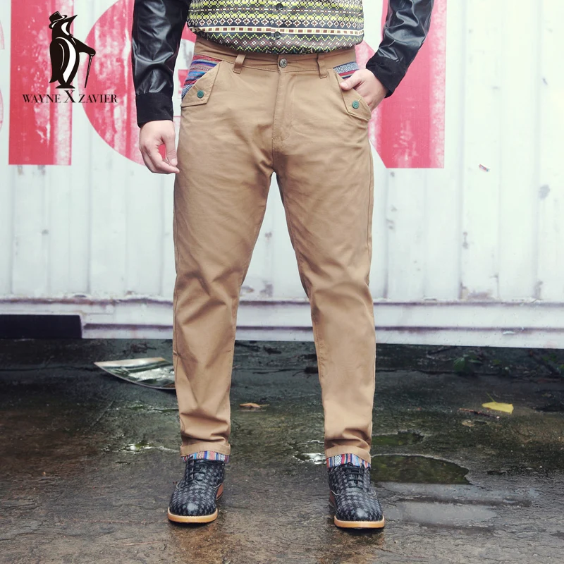 Wayne Xavier fertilizer to increase the influx of casual trousers pants