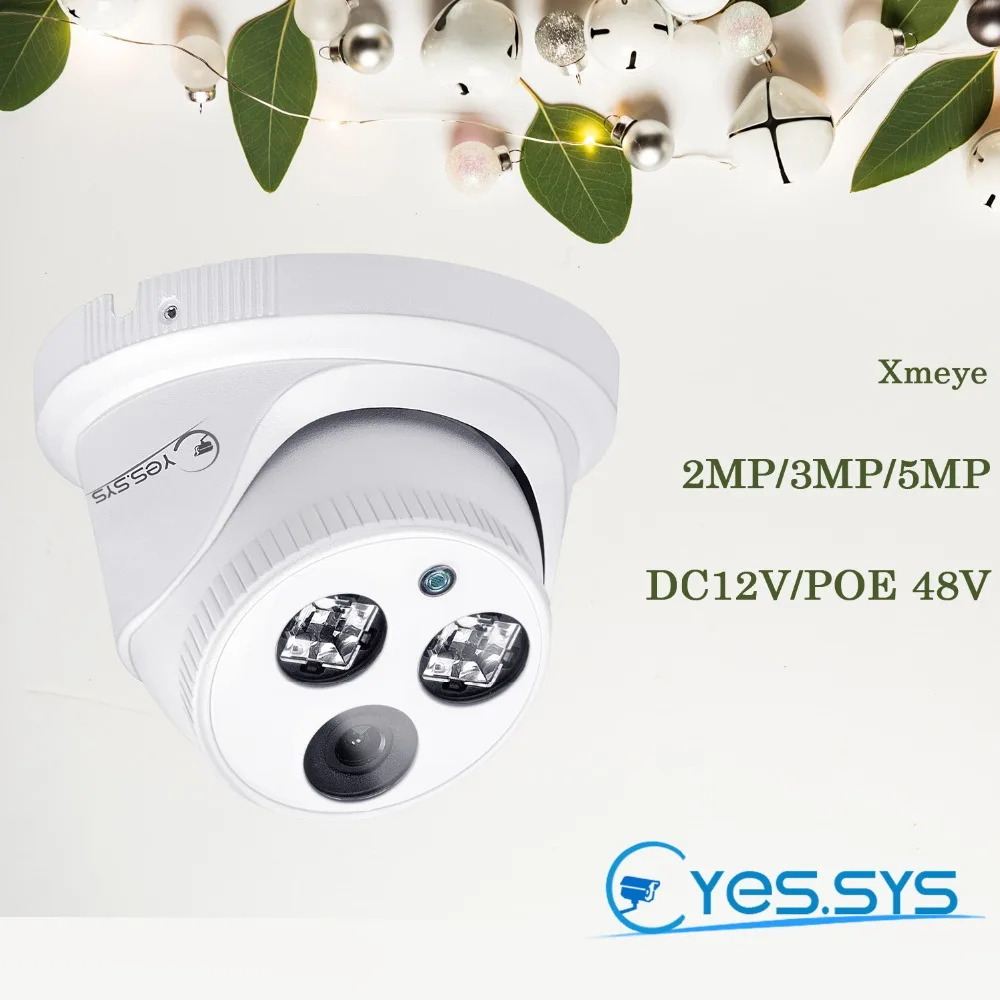 

Eyes.sys H.265 1080P IP 36IR 2MP/3MP/5MP CCTV HD 48V POE Night Vision DOME ARRAY LED Camera ONVIF RTSP NVR Network Security