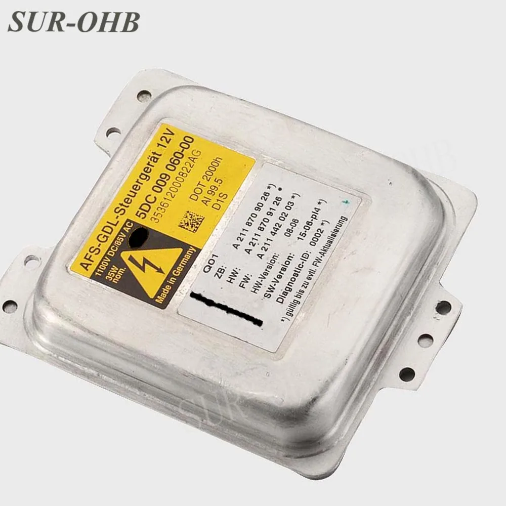 SUR OHB A2118709026 источник освещения OEM 5dc00906000 d1s AFS GDL Steuergerat HID ксеноновый балласт gl