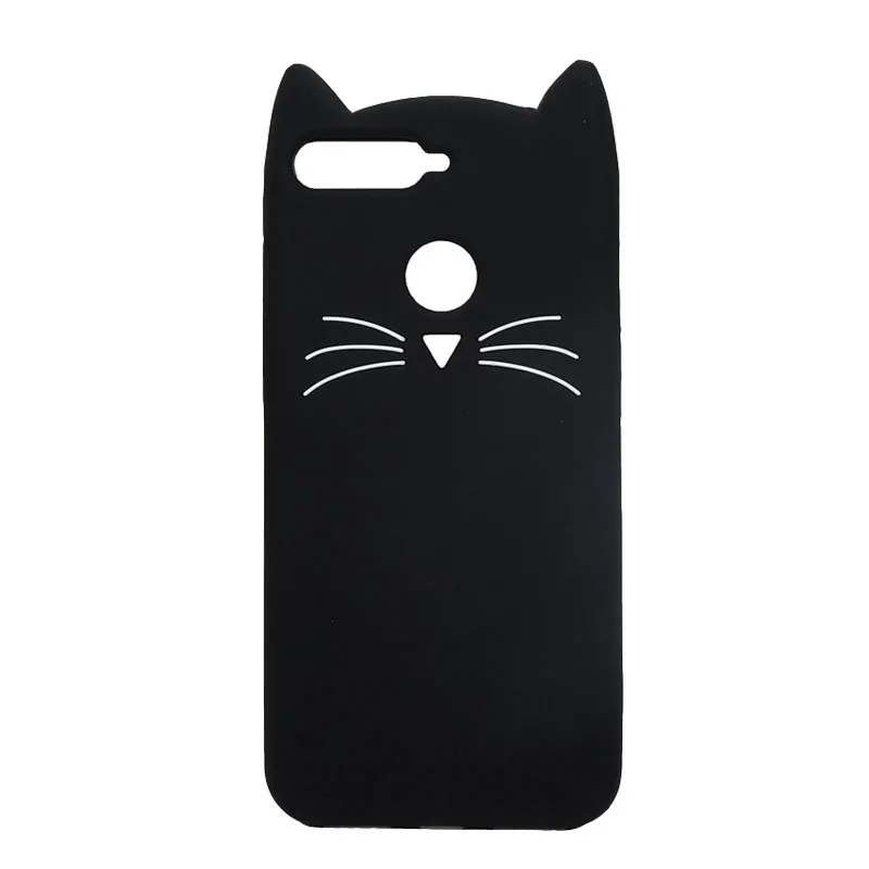 

For Huawei Honor 7A Pro Case Honor 7A Pro Cover Soft Silicone TPU Cute Cartoon Beard Cat Phone Back Case For Huawei Honor 7A Pro