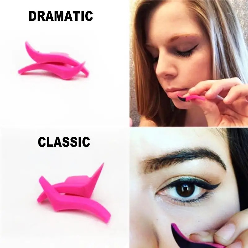 

1 Pair of Cat Eye Wing Eyeliner Stamps Easy to Makeup Eyeliner Template Makeup Tools