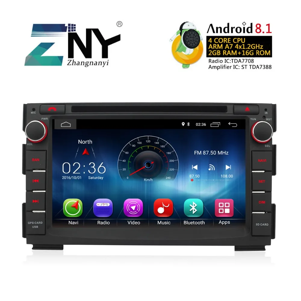 7 "HD Android 8 1 автомобильный DVD авто радио для Kia Ceed 2010 2011 2012 Venga gps навигация FM