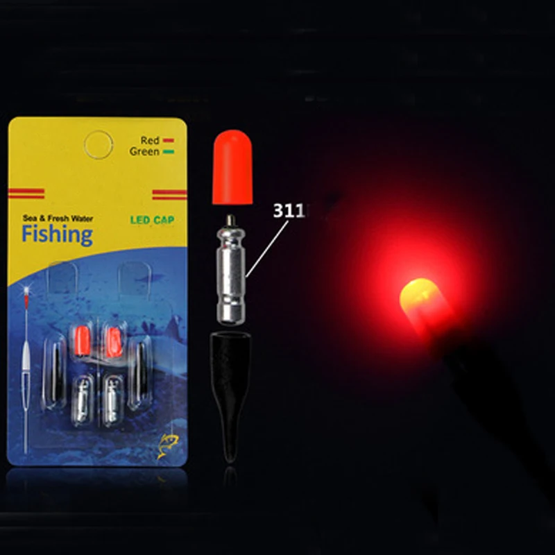 2 комплекта электронный поплавок CR311Battery светодиодный для ночной рыбалки