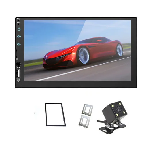 Mirror Link 2 din 7 'автомобильный Радио Емкостный сенсорный экран плеер MP5 SD/FM/USB/AUX/Bluetooth автомобильный аудио для камеры заднего вида - Цвет: D