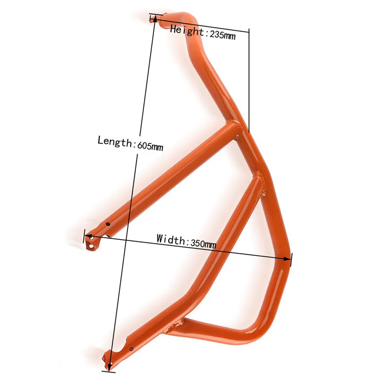 Для KTM мотоциклетный бампер оранжевого цвета защитный стальной каркас для 1050 1190 ADV Adventure/R