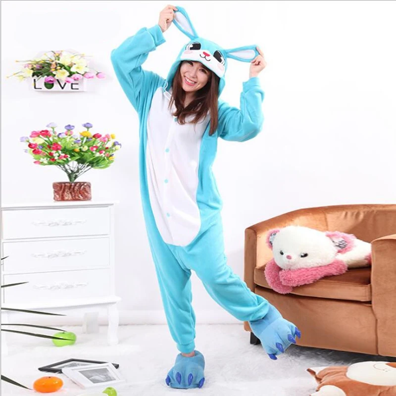 New Arrival Women's Character Pajama Adult Full Sleeve Hooded Polyester