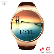 KW18 Fashion Smart Watch Bluetooth Sleep Heart Rate Sedentary Monitor 2G Smart Phone Call Android OS For fit xiaomi IOS VS LES2