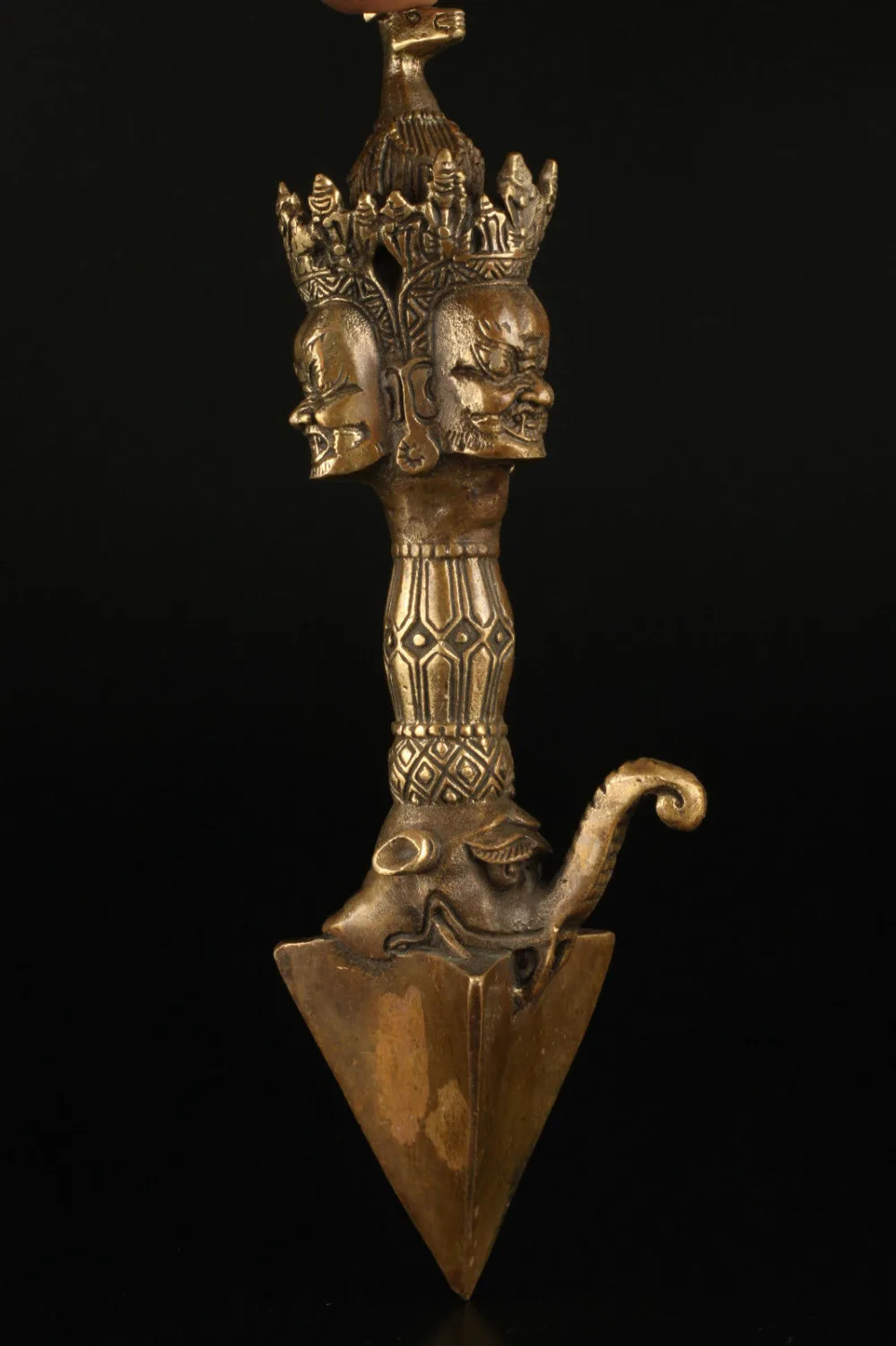 ymying Vintage Collection Old Handmade Brass Buddhist Statues Exorcism