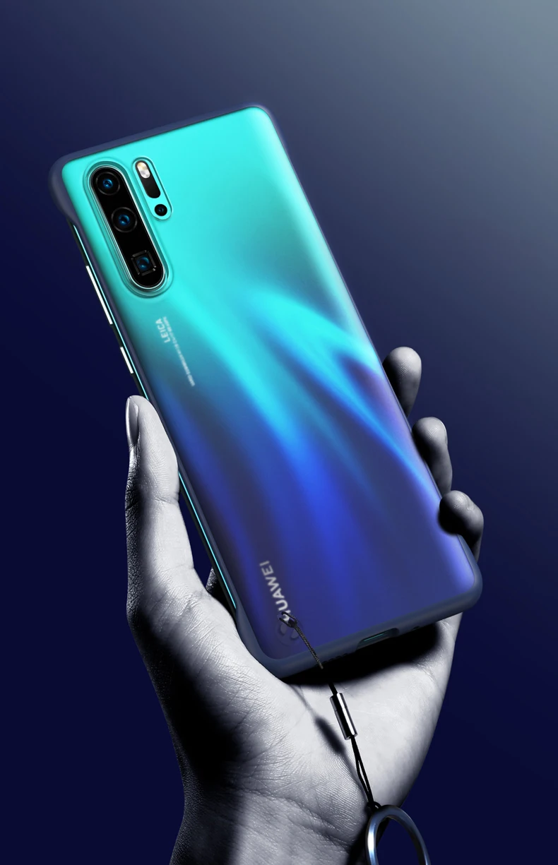 Матовый чехол без оправы для huawei Honor 20 mate 20 Pro, чехол для huawei P20 P30 Lite Pro, Прозрачный чехол для huawei Nova 4 5