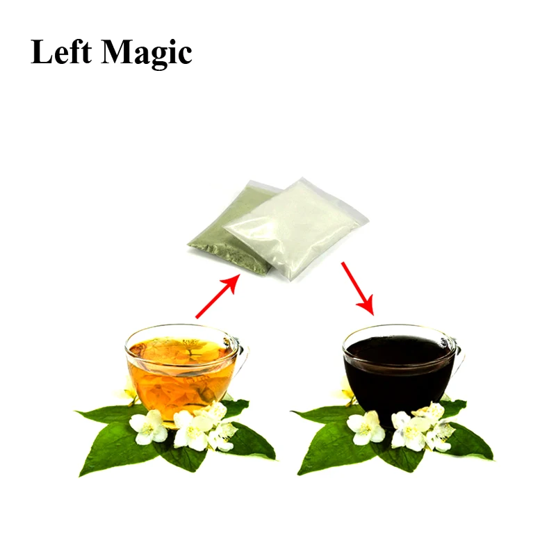 

Tea water change color magic tricks Funny Kid Toys Party Magic,Magic Accessories For Sands of the desert E3044