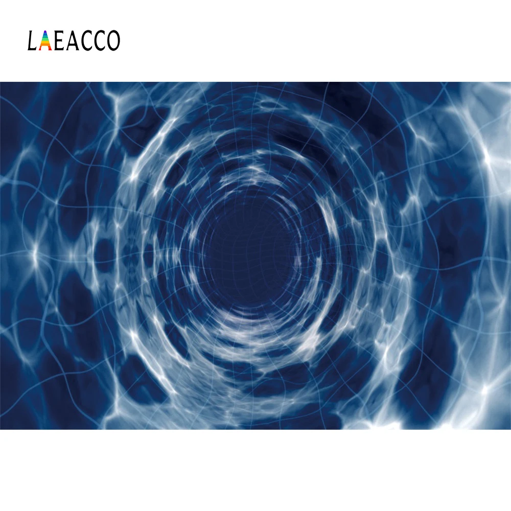 

Laeacco Unique 3D Cloud Hole Net Corridor Scenic Photo Backgrounds Customized Photography Backdrops For Photo Studio
