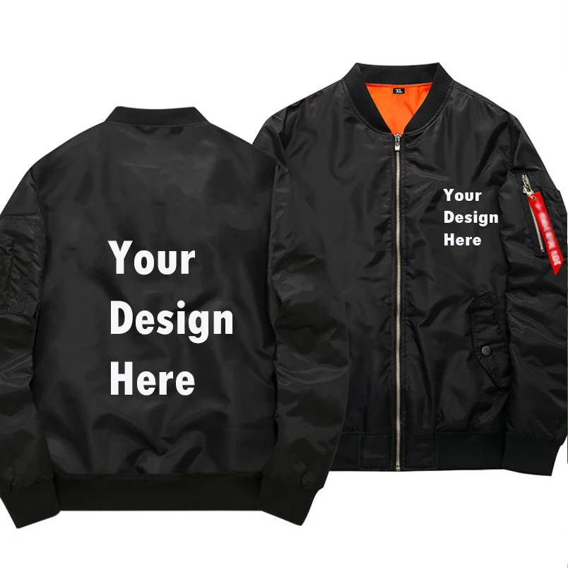  US EU Size Custom Customize Logo Design Print Winter Military Bomber Jackets Men Army Tactical Jack