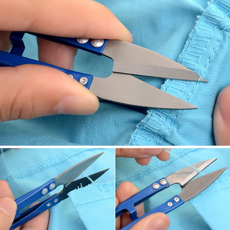 U-образные кусачки для стрижки, ножницы для шитья, инструмент для вышивания, ножницы для бисероплетения, нитевые кусачки, мини-ножницы для шитья