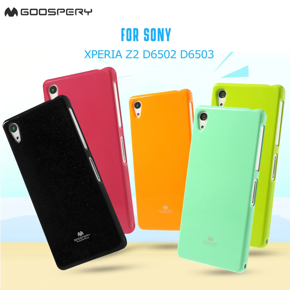Sony Xperia Z2 Side Cover Replacement Mercury Goospery For Sony Xperia Z2 D6502 D6503 Green Glossy Pearl