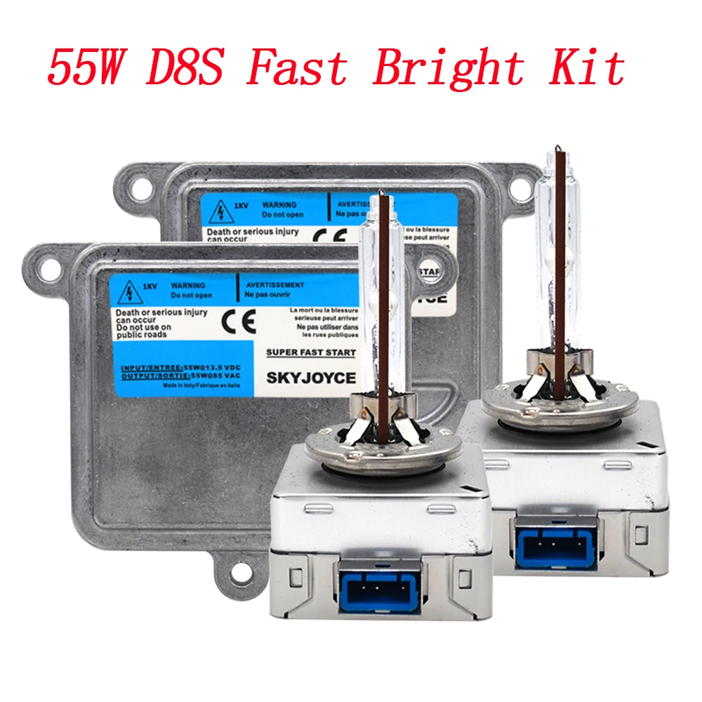 Original Metal Base D8S HID Bulb Kit 55W 5500K Bulb D8S HID Bulb OEM