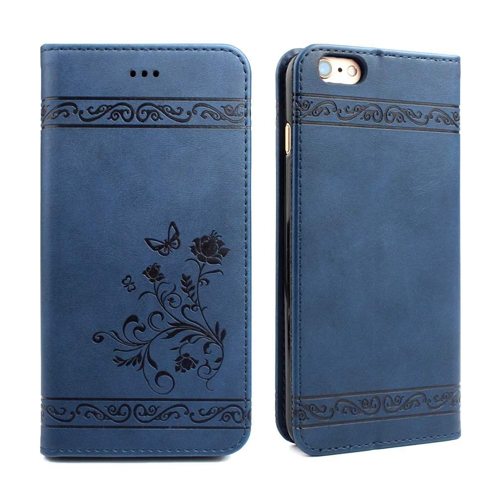 

Flip Case Cover for Apple iPhone 8 Plus Phone Wallet Leather Mobile Phone Holster Case for iPhone 6 6s 7 Plus Phone Bag Case