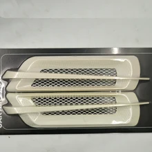 2 ШТ. JDM Стиль Автомобиля Декоративные Поток Воздуха Впуска Turbo Капот Сторона Вентиляционная Решетка Крышки Стикера