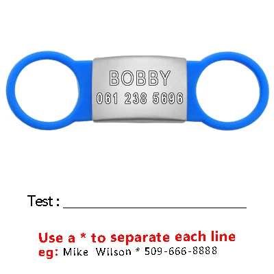 Placa identificativa Perro Personalizadas grabadas con l/áser Impresi/ón de la Pata Redonda 38 ID Tag//Placas para Perros grabadas en Acero Inoxidable 38mm Plata