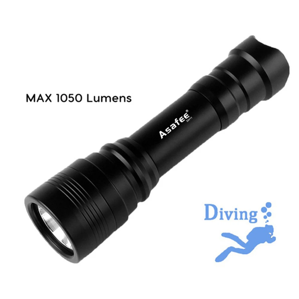 

DIV11 LED Light for Diving Cree XM-L2 (U2) Underwater Flashlight LED Scuba Diving Light Dive Diving Light Scubalamp 18650
