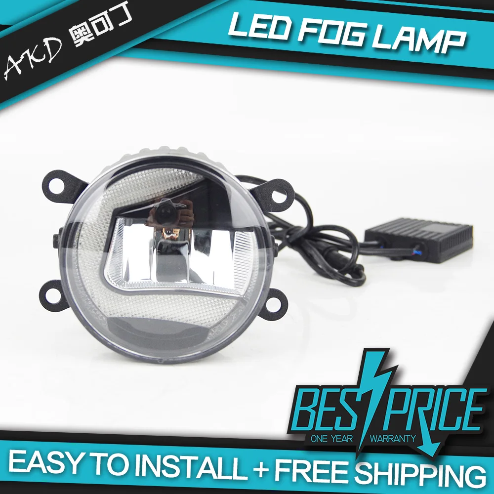 АКД автомобильная светодиодная противотуманная фара для Nissan Teana LIVINA March Light Shape C LED