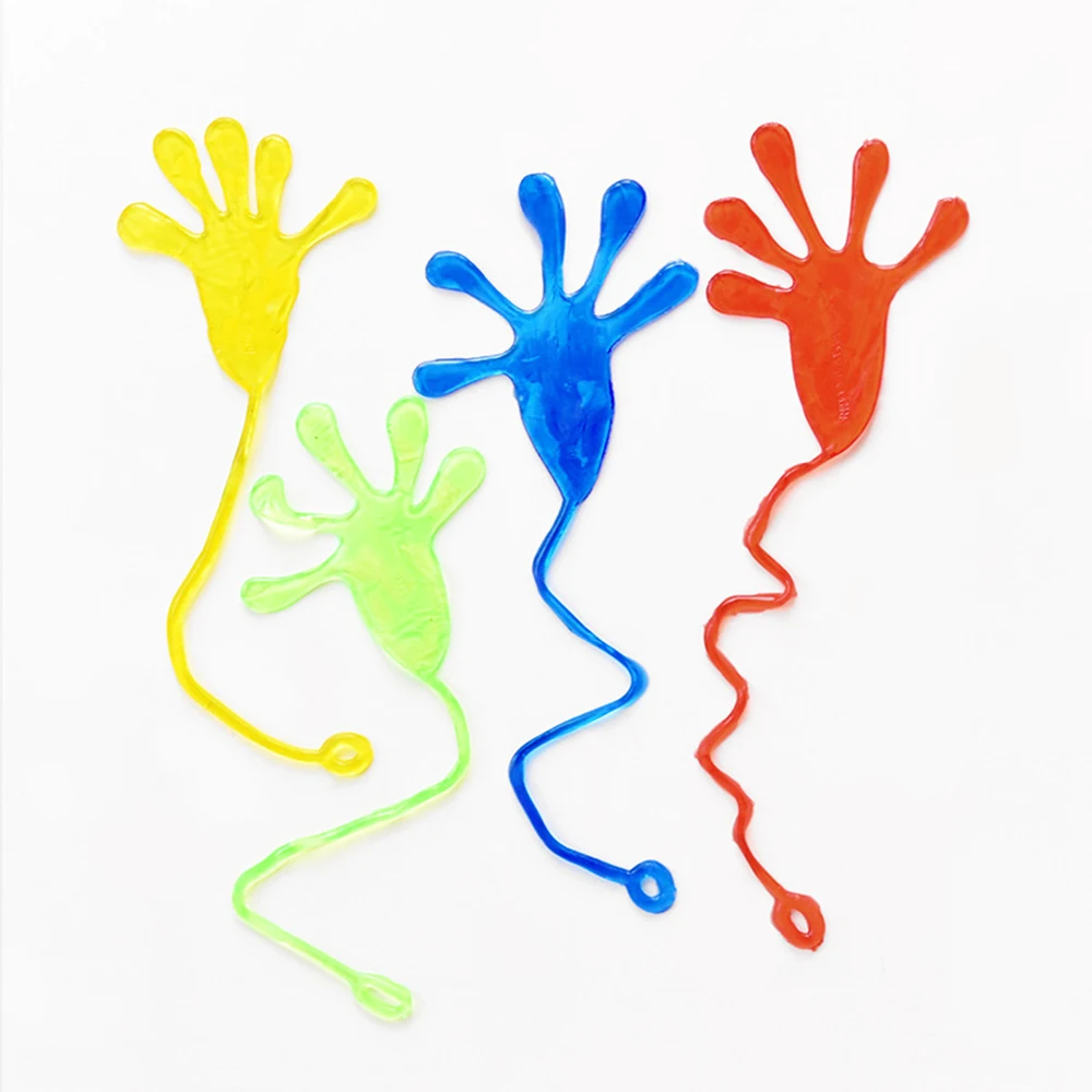 

1pc Random Send Glitter Sticky Hands Toys Funny Gadgets Practical Jokes Squishy Party Prank Gifts Novelty Gags Toys for Children