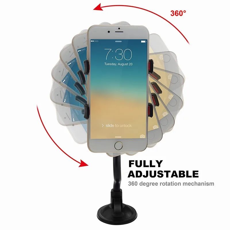 Portefeuille Guitar Sidekick Universal Smartphone Support Car Phone Holder for iPhone 6s Plus 6 Samsung Galaxy S6 Edge S7 S5 S8 (2)