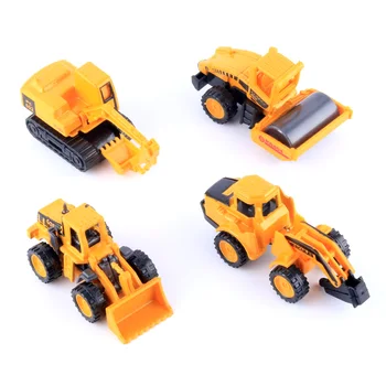 

Feichao 4Pcs Mini Car Educational Toys 1:64 Forklift Construction Vehicle Engineering Dump Truck for Kids Birthday Gifts