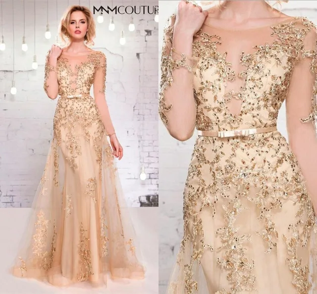 vestidos para mama de la novia 2015 bateau long sleeves shiny