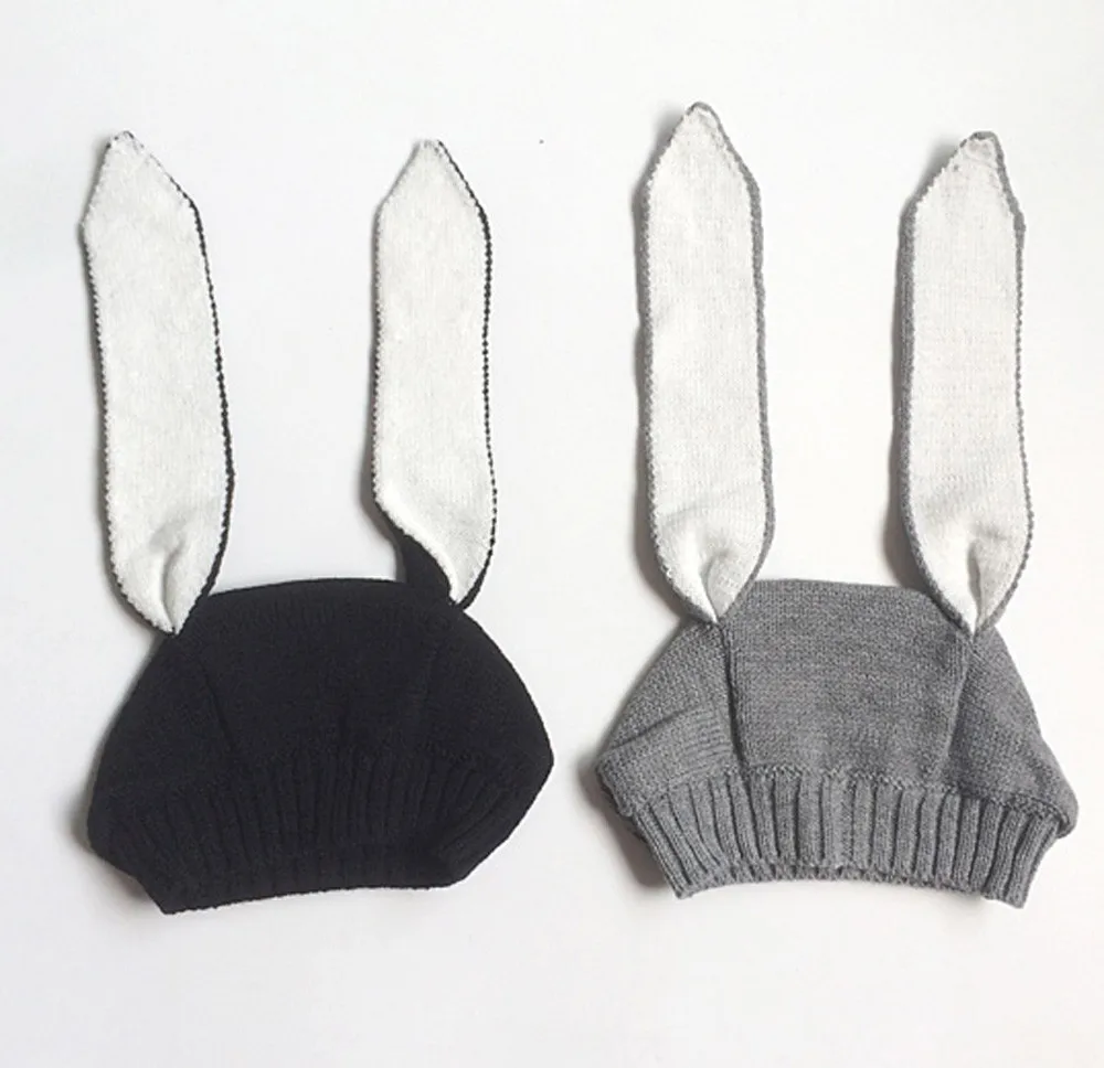 TELOTUNY baby beanie зимняя шапка вязаная крючком для мальчиков и девочек с ушками От 8
