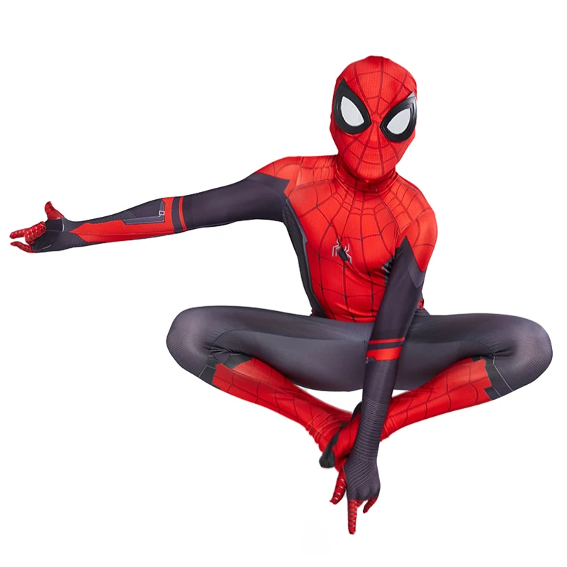 

Kids Spider Man Far From Home Peter Parker Cosplay Costume Zentai Spiderman Superhero Bodysuit Suit Jumpsuits Halloween Costume