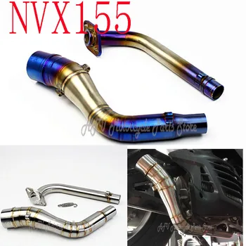 

NVX155 Motorcycle Exhaust Full System Stainless Steel Header Pipe Scooter Motorbike Slip On For YAMAHA NVX125 NVX155