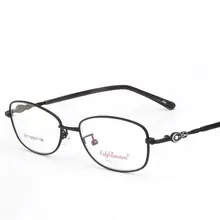 Модная новая оправа для очков от производителя женские брендовые металлические полностью оправа оптические очки в оправе для близоруких