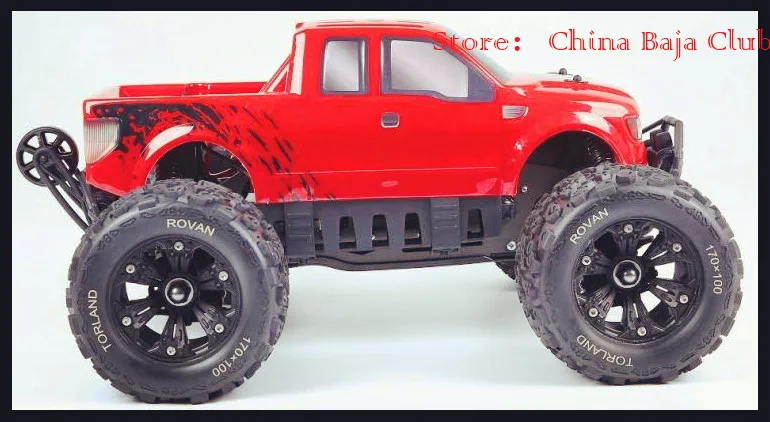 Rovan torlnd EV4 1:8 бесщеточный Электрический Дистанционное управление Monster Truck 4WD Baja