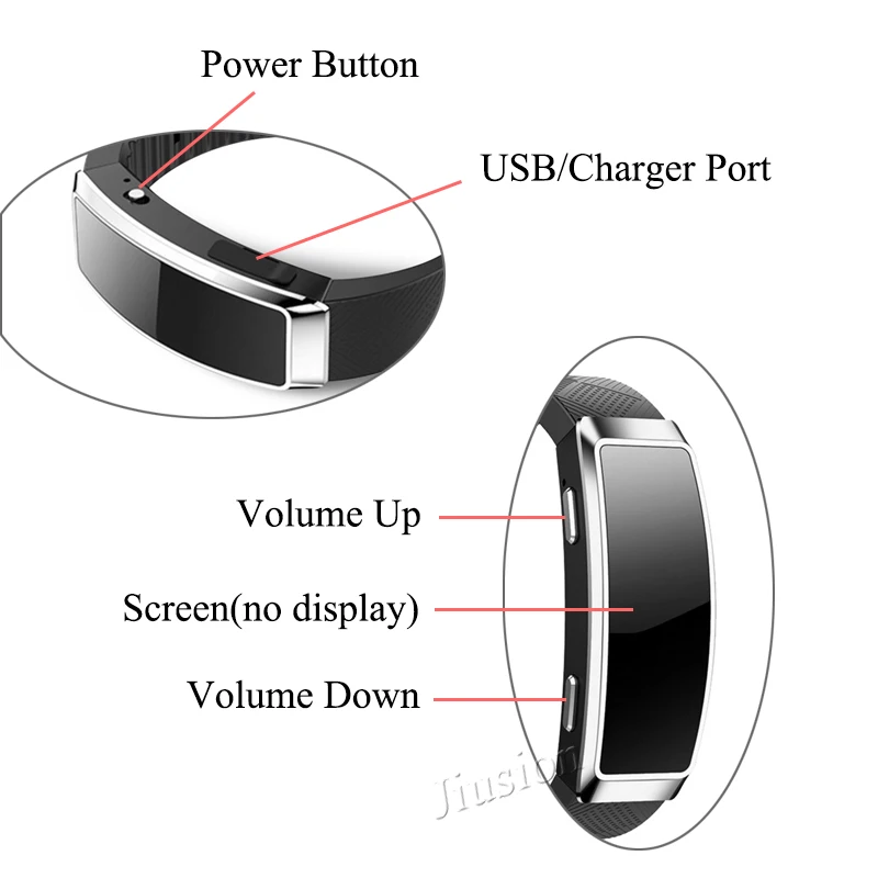 8G Voice Recorder Wristband Digital Voice Recorder Technology Bracelet Portable MP3 Music Player for Class Sports Lectures 8G Voice Recorder Wristband Digital Voice Recorder Technology Bracelet Portable MP3 Music Player for Class Sports Lectures
