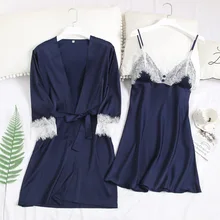 Летняя атласная ночная рубашка, пикантная шелковая ночная рубашка, женская короткая ночная рубашка, ночная рубашка, полностью скользящая ночная рубашка для невесты