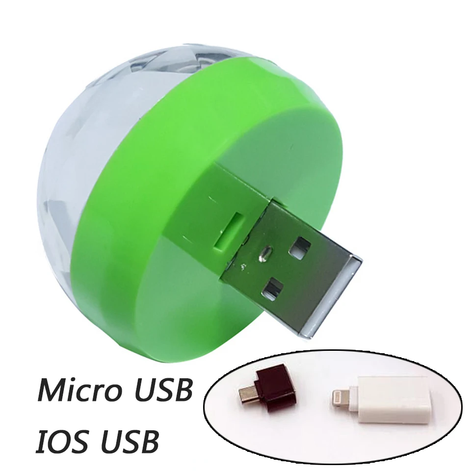 Litwod Z20 Mobile USB свет этапа мини led хрустальный магический шар небольшой огни