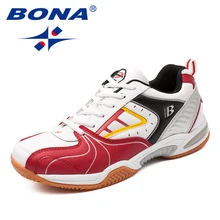 BONA Nuovo Arrivo Classici Degli Uomini di Stile Scarpe Da Tennis Lace Up Uomini Scarpe Da Ginnastica Scarpe Da Jogging All'aperto Confortevole Il Trasporto Libero