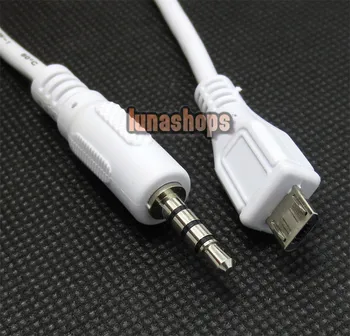 

LN003380 3.5mm Male 4 pole to Micro USB 5 Pin Male Tranfer Cable Adapter For Samsung S3 OTG