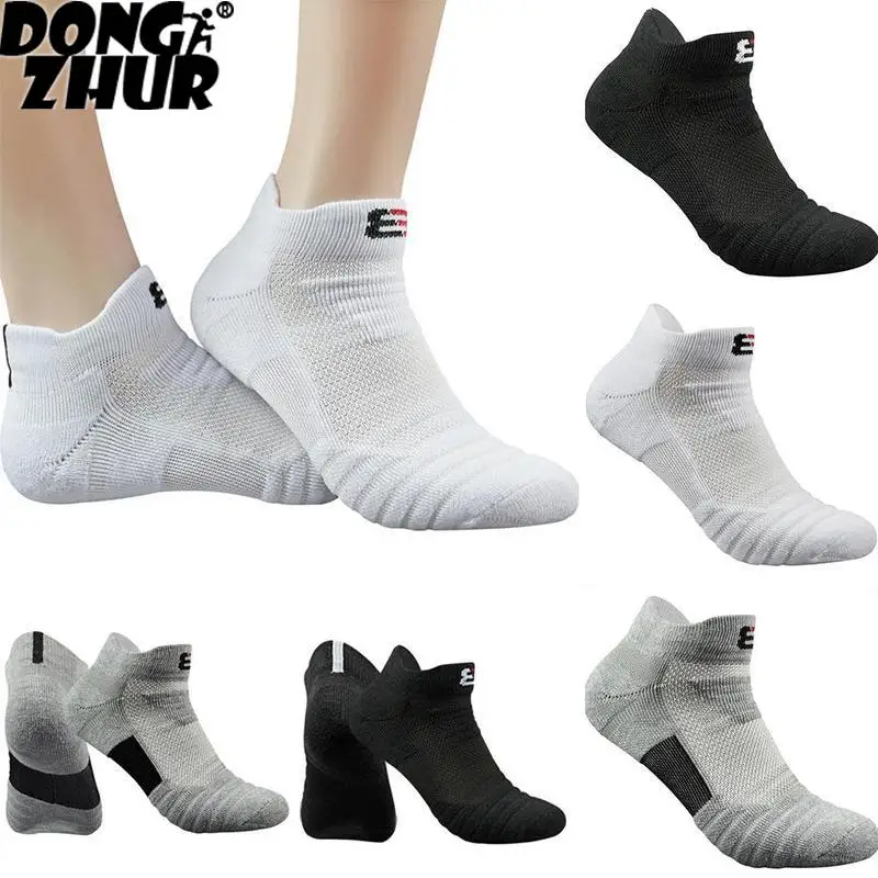 

1 Pair Autumn Winter Men Sport Socks Cotton Breathable Elastic Thermal Sport Socks Outdoor Basketball Running Socks