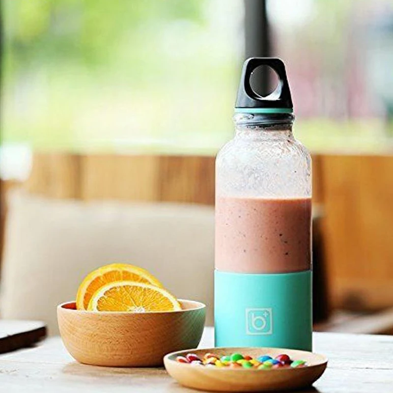 500ml Portable Juicer Cup USB Rechargeable Electric Automatic Bingo Vegetables Fruit Juice Tools Maker Cup Blender Mixer Bottl