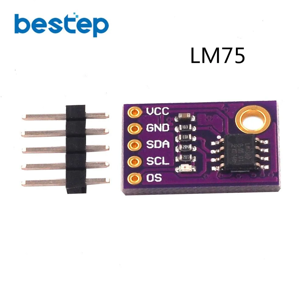 LM75 LM75A датчик температуры Высокая скорость интерфейс IEC Высокая точность макетная плата модуль