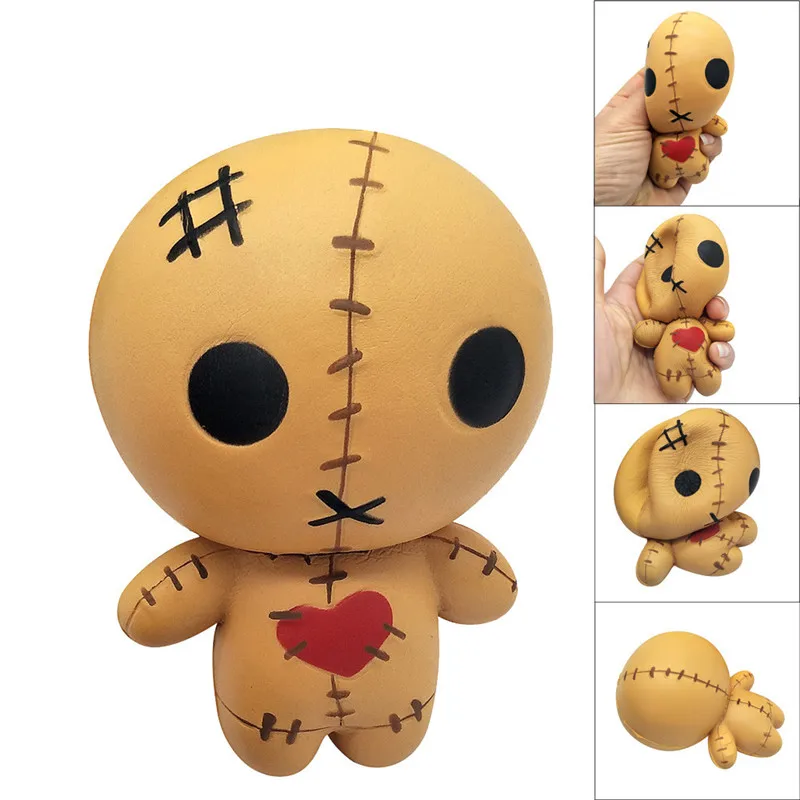 Squeeze Toy 11cm Horror Doll Scented Squishy Charm Slow Rising Simulation Kid Toy Decompression Plaything Best Gift