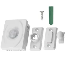 Датчик движения 12 в домашний детектор движения Автоматический пассивный инфракрасный PIR датчик вращающийся на 140 градусов уличный светильник с таймером